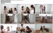 Xiao素素 三个女孩沙发、楼道、天台的游戏，互相打闹，好可爱啊